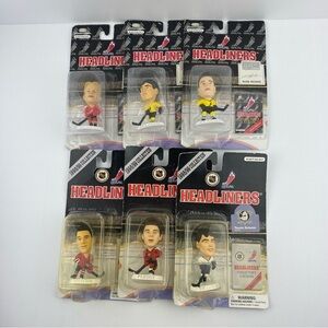Headliners Hockey Figures Vintage  New in Package Lot of 6